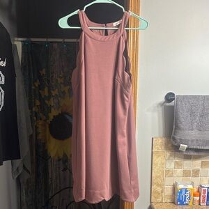 Mittoshop Mauve Backless Dress